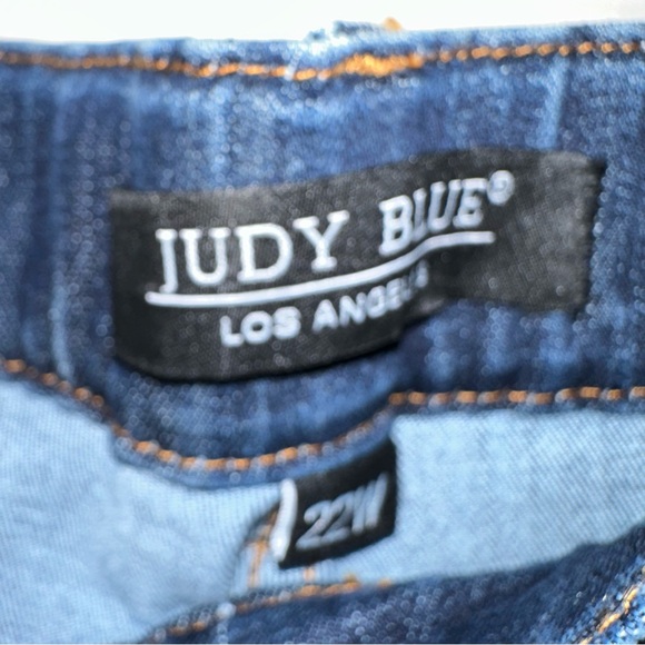 NWT JUDY BLUE High-Waisted Kingsport Pull-On Skinny Jegging in Medium Blue - 22W - Picture 6 of 6